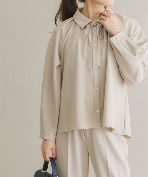 URBAN RESEARCH ROSSO / アーバンリサーチ ロッソ セットアップ | F by ROSSO　リボンギャザーブラウス+ストレートパンツ | 詳細23