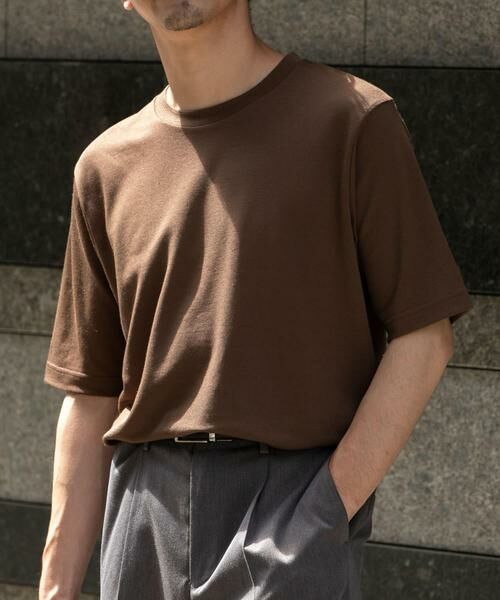 URBAN RESEARCH ROSSO / アーバンリサーチ ロッソ Tシャツ | 『WEB限定』『XLサイズあり』リネン混カノコクルーTシャツ | 詳細18