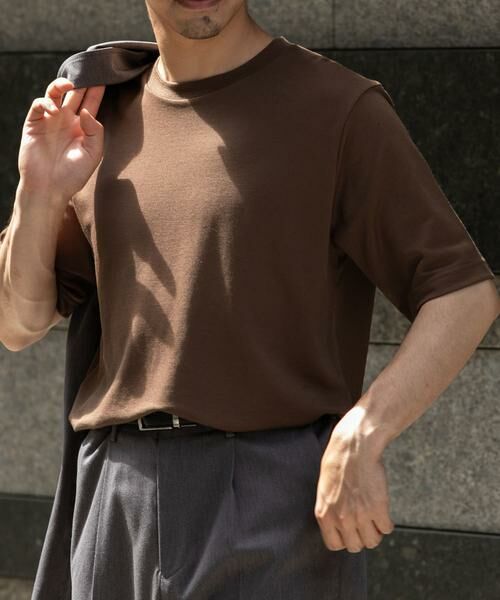 URBAN RESEARCH ROSSO / アーバンリサーチ ロッソ Tシャツ | 『WEB限定』『XLサイズあり』リネン混カノコクルーTシャツ | 詳細19