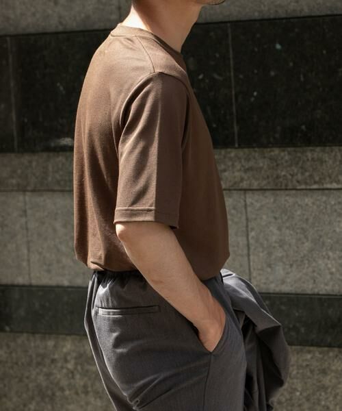 URBAN RESEARCH ROSSO / アーバンリサーチ ロッソ Tシャツ | 『WEB限定』『XLサイズあり』リネン混カノコクルーTシャツ | 詳細20