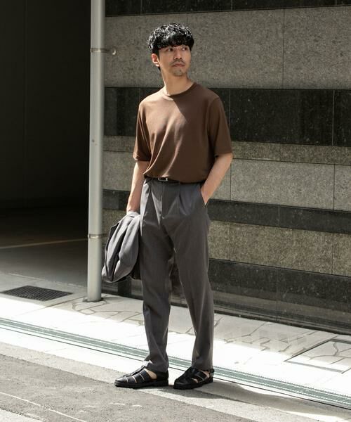 URBAN RESEARCH ROSSO / アーバンリサーチ ロッソ Tシャツ | 『WEB限定』『XLサイズあり』リネン混カノコクルーTシャツ | 詳細21