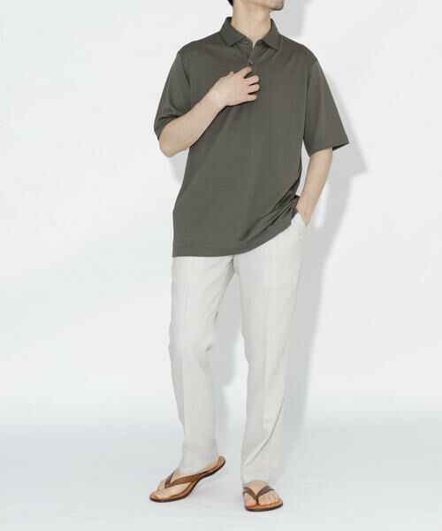 URBAN RESEARCH ROSSO / アーバンリサーチ ロッソ ポロシャツ | 『WEB限定』『XLサイズあり』 リネン混カノコポロシャツ | 詳細10