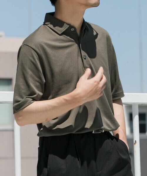 URBAN RESEARCH ROSSO / アーバンリサーチ ロッソ ポロシャツ | 『WEB限定』『XLサイズあり』 リネン混カノコポロシャツ | 詳細12