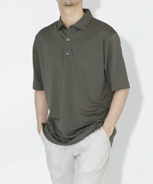 URBAN RESEARCH ROSSO / アーバンリサーチ ロッソ ポロシャツ | 『WEB限定』『XLサイズあり』 リネン混カノコポロシャツ | 詳細2