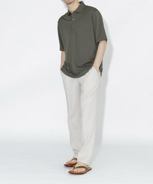 URBAN RESEARCH ROSSO / アーバンリサーチ ロッソ ポロシャツ | 『WEB限定』『XLサイズあり』 リネン混カノコポロシャツ | 詳細7