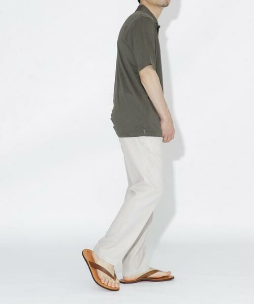 URBAN RESEARCH ROSSO / アーバンリサーチ ロッソ ポロシャツ | 『WEB限定』『XLサイズあり』 リネン混カノコポロシャツ | 詳細9