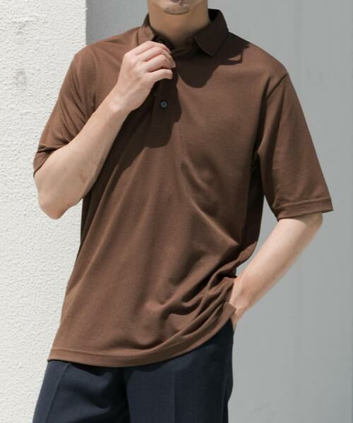URBAN RESEARCH ROSSO / アーバンリサーチ ロッソ ポロシャツ | 『WEB限定』『XLサイズあり』 リネン混カノコポロシャツ | 詳細20