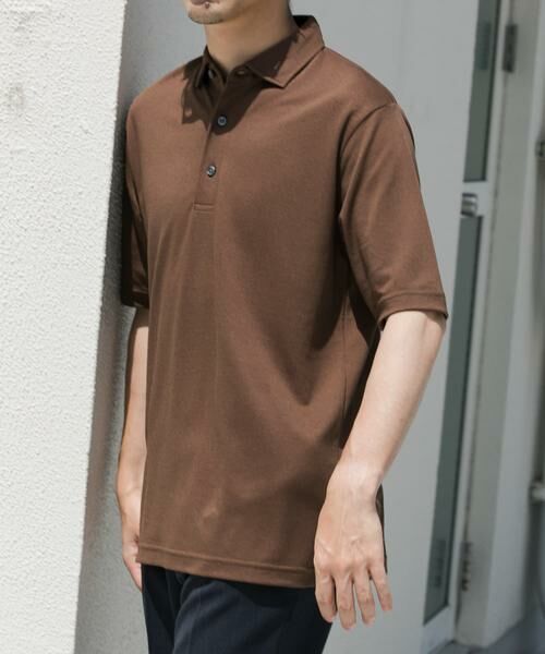 URBAN RESEARCH ROSSO / アーバンリサーチ ロッソ ポロシャツ | 『WEB限定』『XLサイズあり』 リネン混カノコポロシャツ | 詳細21
