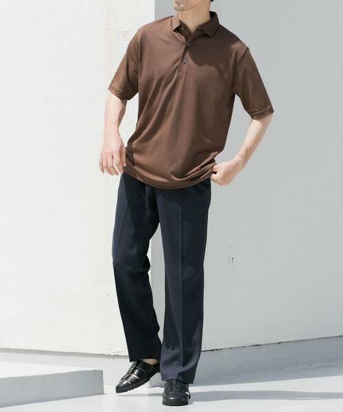 URBAN RESEARCH ROSSO / アーバンリサーチ ロッソ ポロシャツ | 『WEB限定』『XLサイズあり』 リネン混カノコポロシャツ | 詳細24
