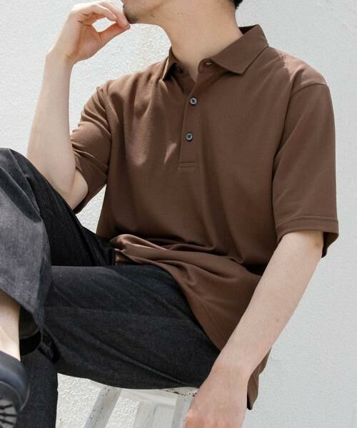 URBAN RESEARCH ROSSO / アーバンリサーチ ロッソ ポロシャツ | 『WEB限定』『XLサイズあり』 リネン混カノコポロシャツ | 詳細27