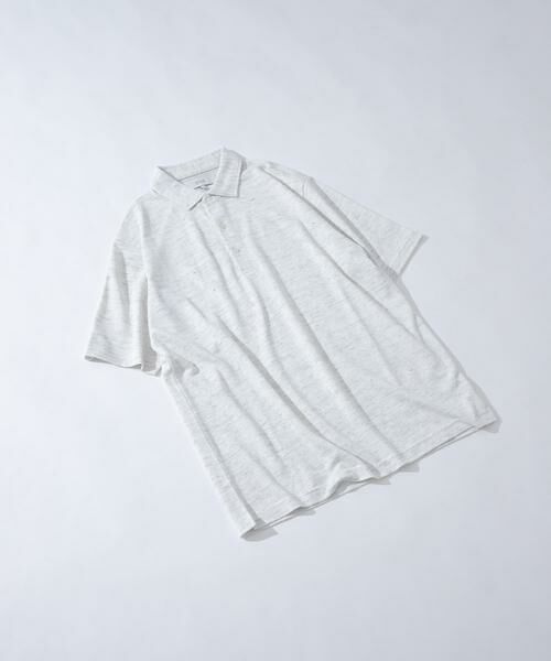 URBAN RESEARCH ROSSO/アーバンリサーチ ロッソ 『WEB限定』『XLサイズあり』 リネン混カノコポロシャツ アイボリー S URBAN RESEARCH ROSSO/アーバンリサーチ ロッソ 『WEB限定』『XLサイズあり』 リネン混カノコポロシャツ アイボリー S