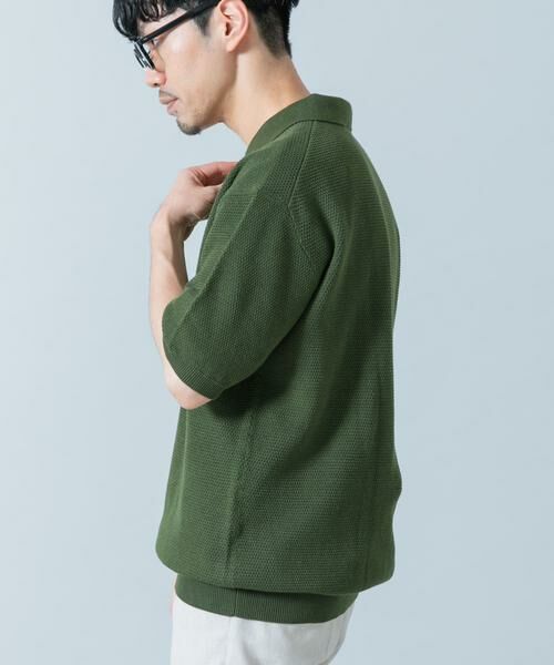 URBAN RESEARCH ROSSO / アーバンリサーチ ロッソ ポロシャツ | 『WEB限定』変形カノコ半袖ニットポロ | 詳細10