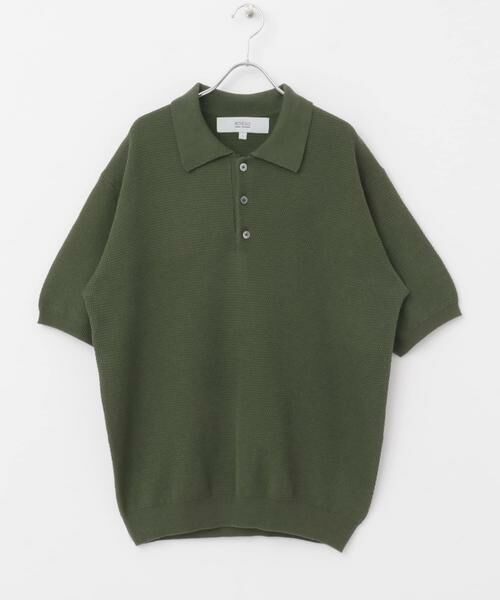 URBAN RESEARCH ROSSO / アーバンリサーチ ロッソ ポロシャツ | 『WEB限定』変形カノコ半袖ニットポロ | 詳細13