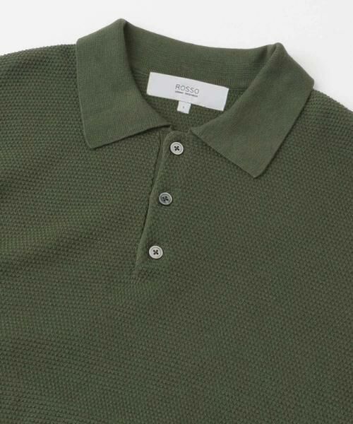 URBAN RESEARCH ROSSO / アーバンリサーチ ロッソ ポロシャツ | 『WEB限定』変形カノコ半袖ニットポロ | 詳細14