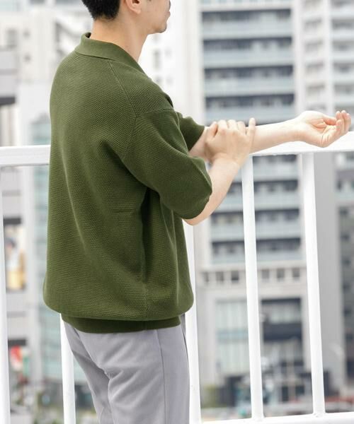 URBAN RESEARCH ROSSO / アーバンリサーチ ロッソ ポロシャツ | 『WEB限定』変形カノコ半袖ニットポロ | 詳細4