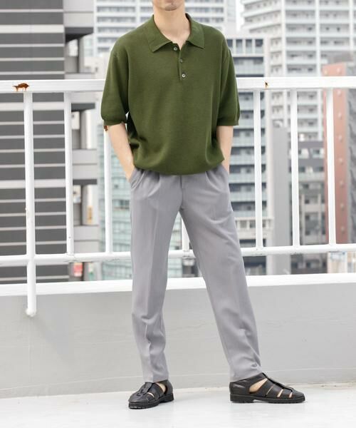 URBAN RESEARCH ROSSO / アーバンリサーチ ロッソ ポロシャツ | 『WEB限定』変形カノコ半袖ニットポロ | 詳細6