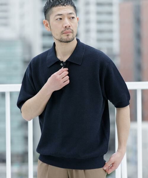 URBAN RESEARCH ROSSO / アーバンリサーチ ロッソ ポロシャツ | 『WEB限定』変形カノコ半袖ニットポロ | 詳細18