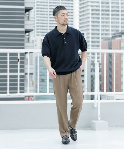 URBAN RESEARCH ROSSO / アーバンリサーチ ロッソ ポロシャツ | 『WEB限定』変形カノコ半袖ニットポロ | 詳細21