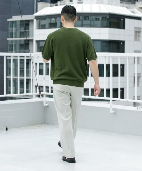 URBAN RESEARCH ROSSO / アーバンリサーチ ロッソ ニット・セーター | 『WEB限定』変形カノコ半袖クルーネックニット | 詳細5