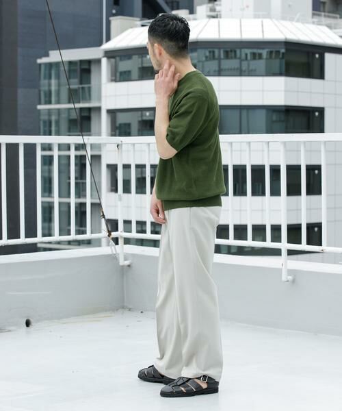 URBAN RESEARCH ROSSO / アーバンリサーチ ロッソ ニット・セーター | 『WEB限定』変形カノコ半袖クルーネックニット | 詳細6