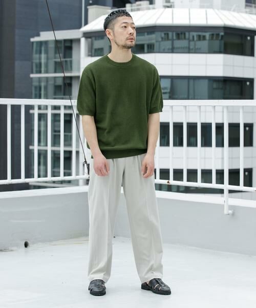 URBAN RESEARCH ROSSO / アーバンリサーチ ロッソ ニット・セーター | 『WEB限定』変形カノコ半袖クルーネックニット | 詳細7