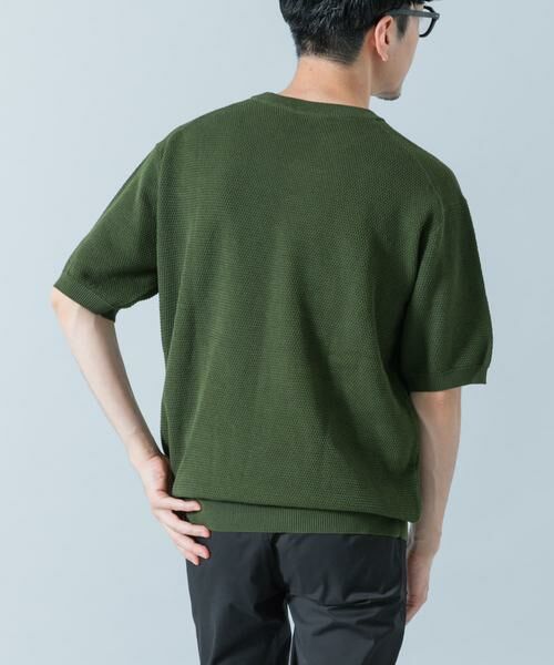 URBAN RESEARCH ROSSO / アーバンリサーチ ロッソ ニット・セーター | 『WEB限定』変形カノコ半袖クルーネックニット | 詳細8