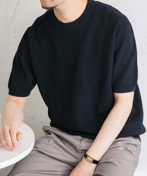 URBAN RESEARCH ROSSO / アーバンリサーチ ロッソ ニット・セーター | 『WEB限定』変形カノコ半袖クルーネックニット | 詳細16