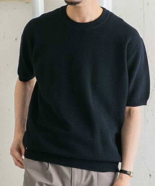 URBAN RESEARCH ROSSO / アーバンリサーチ ロッソ ニット・セーター | 『WEB限定』変形カノコ半袖クルーネックニット | 詳細18