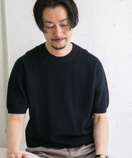 URBAN RESEARCH ROSSO / アーバンリサーチ ロッソ ニット・セーター | 『WEB限定』変形カノコ半袖クルーネックニット | 詳細20