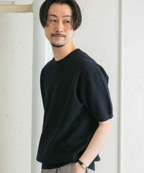 URBAN RESEARCH ROSSO / アーバンリサーチ ロッソ ニット・セーター | 『WEB限定』変形カノコ半袖クルーネックニット | 詳細22