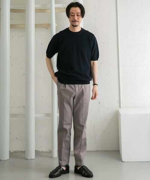 URBAN RESEARCH ROSSO / アーバンリサーチ ロッソ ニット・セーター | 『WEB限定』変形カノコ半袖クルーネックニット | 詳細24