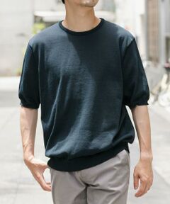 URBAN RESEARCH ROSSO / アーバンリサーチ ロッソ ニット・セーター | 『UR TECH ひやサラクール』AIRDRY半袖クルーニット