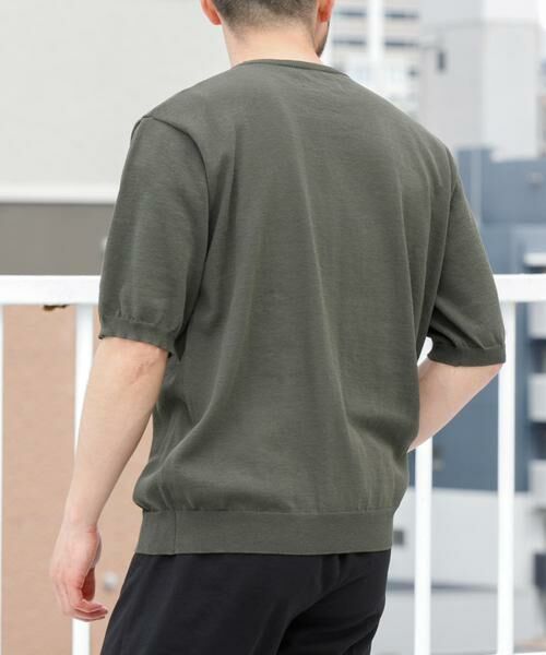 URBAN RESEARCH ROSSO / アーバンリサーチ ロッソ ニット・セーター | 『UR TECH ひやサラクール』AIRDRY半袖クルーニット | 詳細11