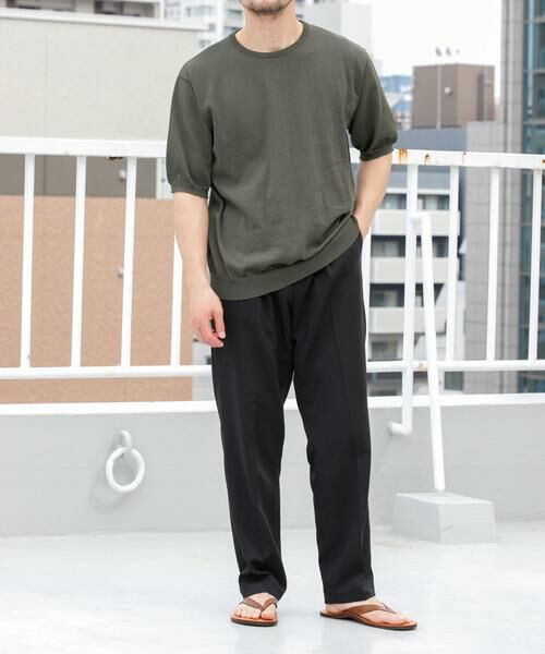 URBAN RESEARCH ROSSO / アーバンリサーチ ロッソ ニット・セーター | 『UR TECH ひやサラクール』AIRDRY半袖クルーニット | 詳細12