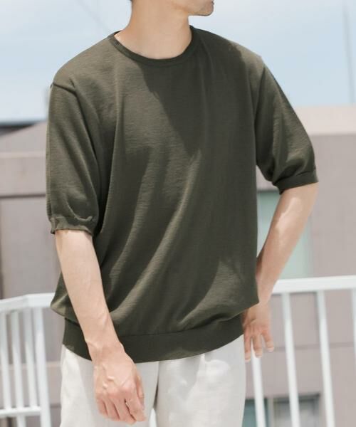 URBAN RESEARCH ROSSO / アーバンリサーチ ロッソ ニット・セーター | 『UR TECH ひやサラクール』AIRDRY半袖クルーニット | 詳細2