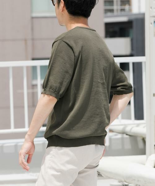 URBAN RESEARCH ROSSO / アーバンリサーチ ロッソ ニット・セーター | 『UR TECH ひやサラクール』AIRDRY半袖クルーニット | 詳細4