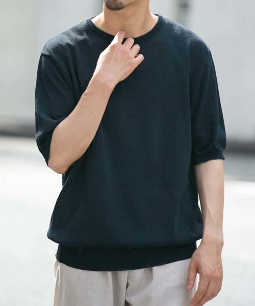 URBAN RESEARCH ROSSO / アーバンリサーチ ロッソ ニット・セーター | 『UR TECH ひやサラクール』AIRDRY半袖クルーニット | 詳細25