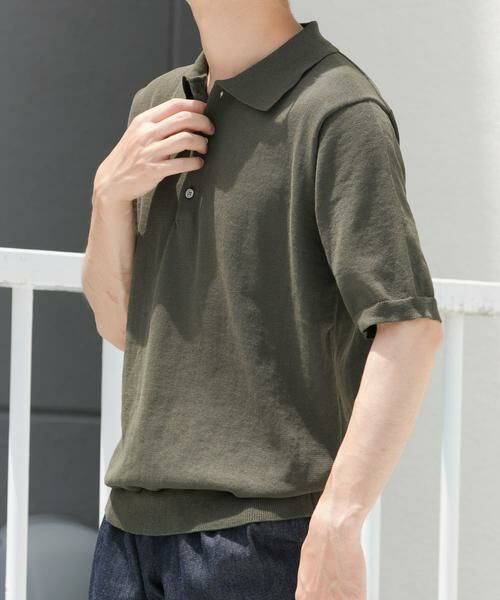 URBAN RESEARCH ROSSO / アーバンリサーチ ロッソ ポロシャツ | 『UR TECH ひやサラクール』AIRDRY半袖ニットポロ | 詳細2