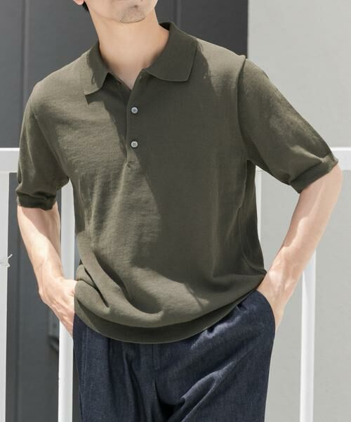 URBAN RESEARCH ROSSO / アーバンリサーチ ロッソ ポロシャツ | 『UR TECH ひやサラクール』AIRDRY半袖ニットポロ | 詳細3