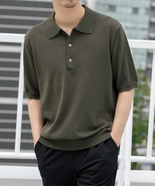 URBAN RESEARCH ROSSO / アーバンリサーチ ロッソ ポロシャツ | 『UR TECH ひやサラクール』AIRDRY半袖ニットポロ | 詳細6