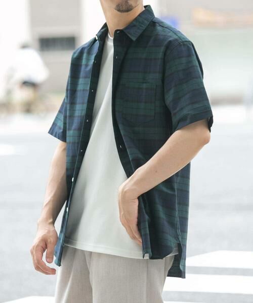 URBAN RESEARCH ROSSO / アーバンリサーチ ロッソ シャツ・ブラウス | 『抗菌/消臭』『XXLサイズあり』ハイパフォーマンスオックス半袖シャツ | 詳細1