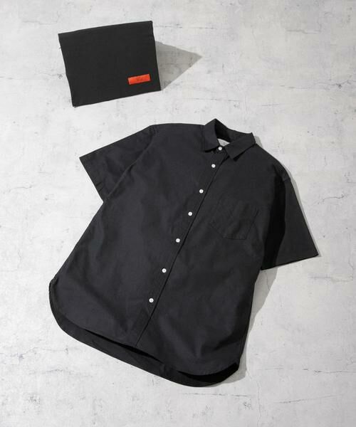 URBAN RESEARCH ROSSO/アーバンリサーチ ロッソ 『抗菌/消臭』『XXLサイズあり』ハイパフォーマンスオックス半袖シャツ ブラック M