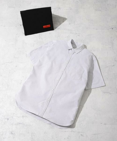 URBAN RESEARCH ROSSO/アーバンリサーチ ロッソ 『抗菌/消臭』『XXLサイズあり』ハイパフォーマンスオックス半袖シャツ グレー L