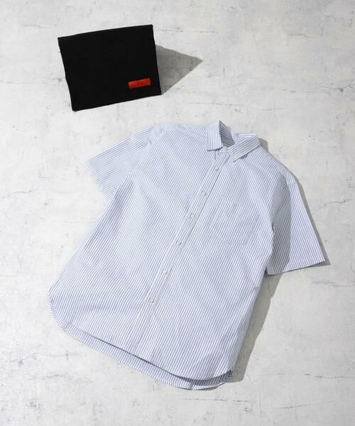 URBAN RESEARCH ROSSO/アーバンリサーチ ロッソ 『抗菌/消臭』『XXLサイズあり』ハイパフォーマンスオックス半袖シャツ ストライプ S URBAN RESEARCH ROSSO/アーバンリサーチ ロッソ 『抗菌/消臭』『XXLサイズあり』ハイパフォーマンスオックス半袖シャツ ストライプ S