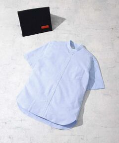 URBAN RESEARCH ROSSO / アーバンリサーチ ロッソ シャツ・ブラウス | 『抗菌/消臭』『XXLサイズあり』ハイパフォーマンスバンドカラー半袖シャツ