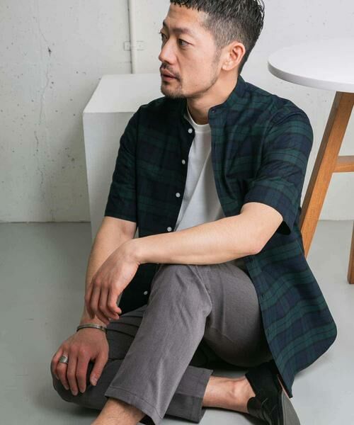 URBAN RESEARCH ROSSO / アーバンリサーチ ロッソ シャツ・ブラウス | 『抗菌/消臭』『XXLサイズあり』ハイパフォーマンスバンドカラー半袖シャツ | 詳細3