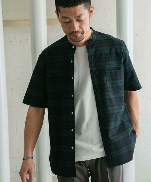 URBAN RESEARCH ROSSO / アーバンリサーチ ロッソ シャツ・ブラウス | 『抗菌/消臭』『XXLサイズあり』ハイパフォーマンスバンドカラー半袖シャツ | 詳細8