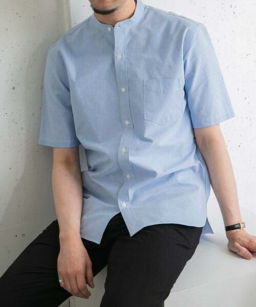 URBAN RESEARCH ROSSO / アーバンリサーチ ロッソ シャツ・ブラウス | 『抗菌/消臭』『XXLサイズあり』ハイパフォーマンスバンドカラー半袖シャツ | 詳細15