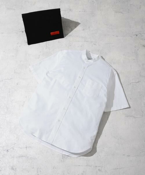 URBAN RESEARCH ROSSO/アーバンリサーチ ロッソ 『抗菌/消臭』『XXLサイズあり』ハイパフォーマンスバンドカラー半袖シャツ ホワイト XXL URBAN RESEARCH ROSSO/アーバンリサーチ ロッソ 『抗菌/消臭』『XXLサイズあり』ハイパフォーマンスバンドカラー半袖シャツ ホワイト XXL