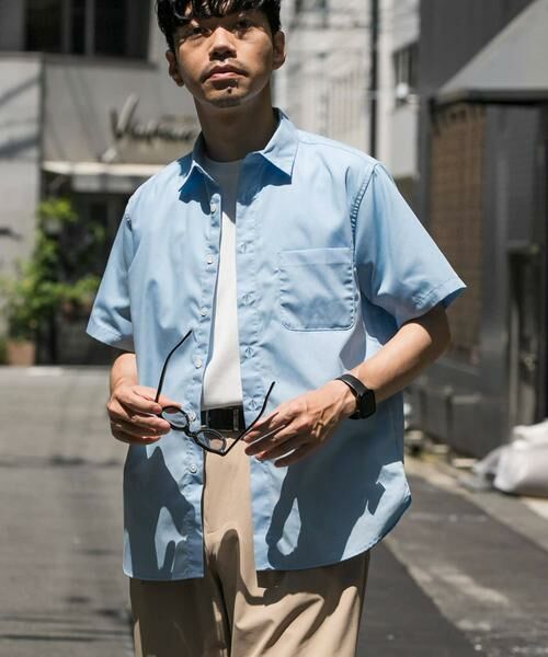 URBAN RESEARCH ROSSO / アーバンリサーチ ロッソ シャツ・ブラウス | 『防シワ/防臭』『XLサイズあり』ハイパフォーマンスブロード半袖シャツ | 詳細15